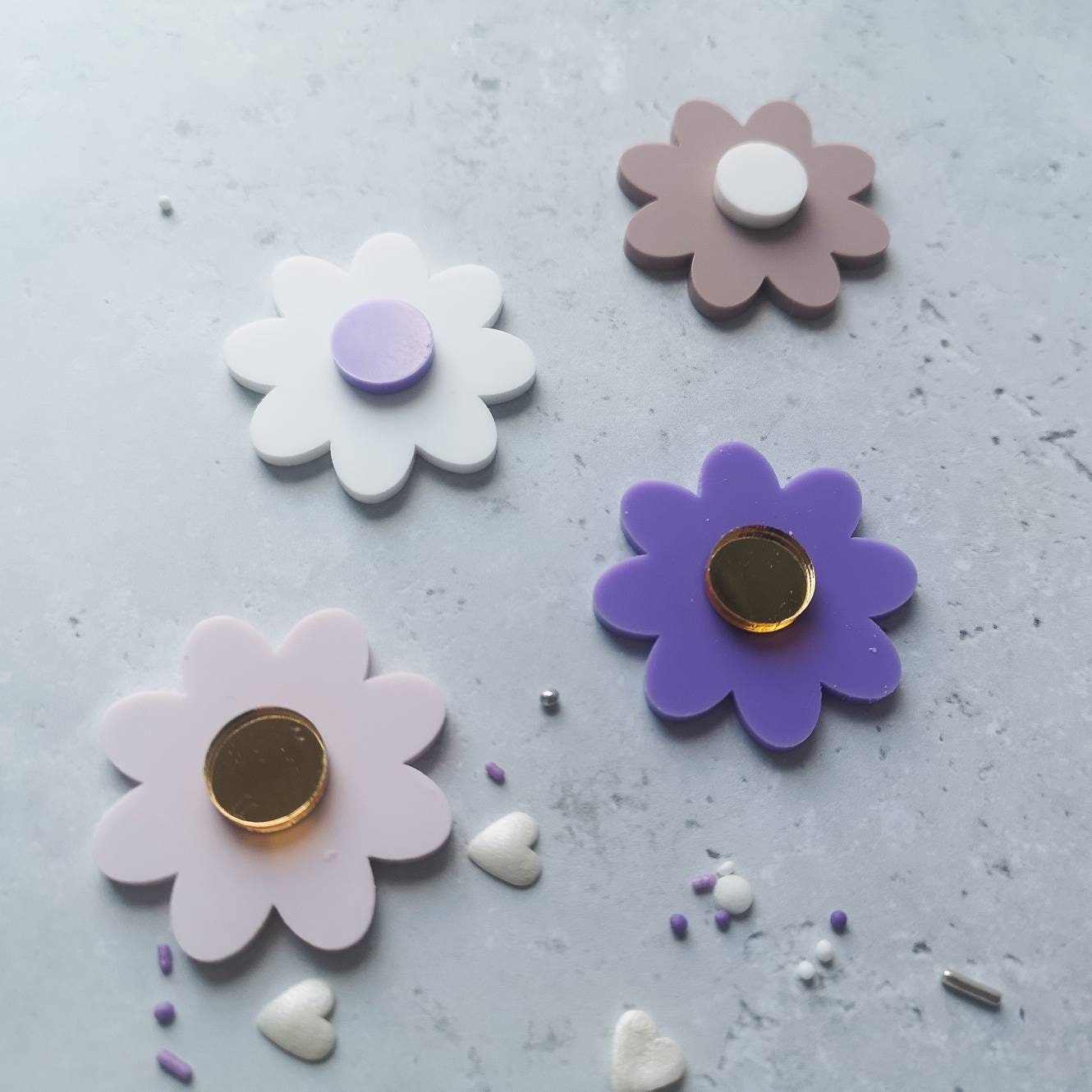 Cupcake charms - 'Daisy'