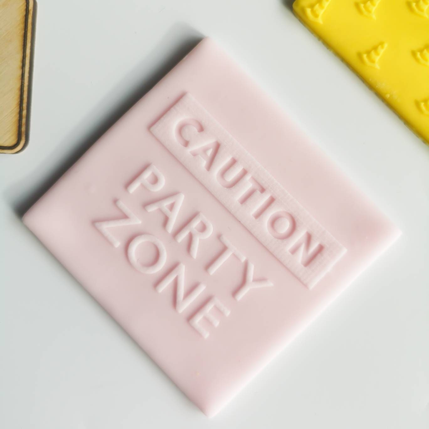 Party zone fondant embossers (cookie stamp) & cutter