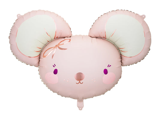 Light Pink Mouse Foil Balloon Image