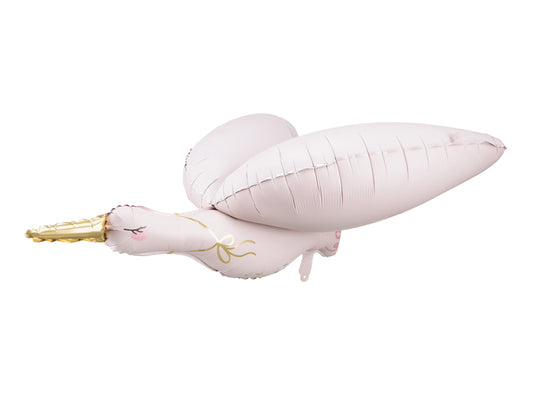 Light Pink Stork Foil Balloon Image