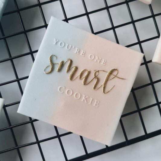 Smart cookie - End of School fondant embossers (9 designs)
