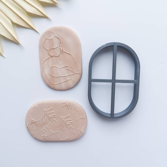 Oval 7.5x5cm Cookie Cutter