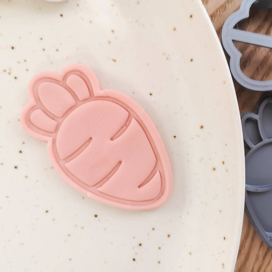 Easter 'Carrot' fondant debosser & cutter