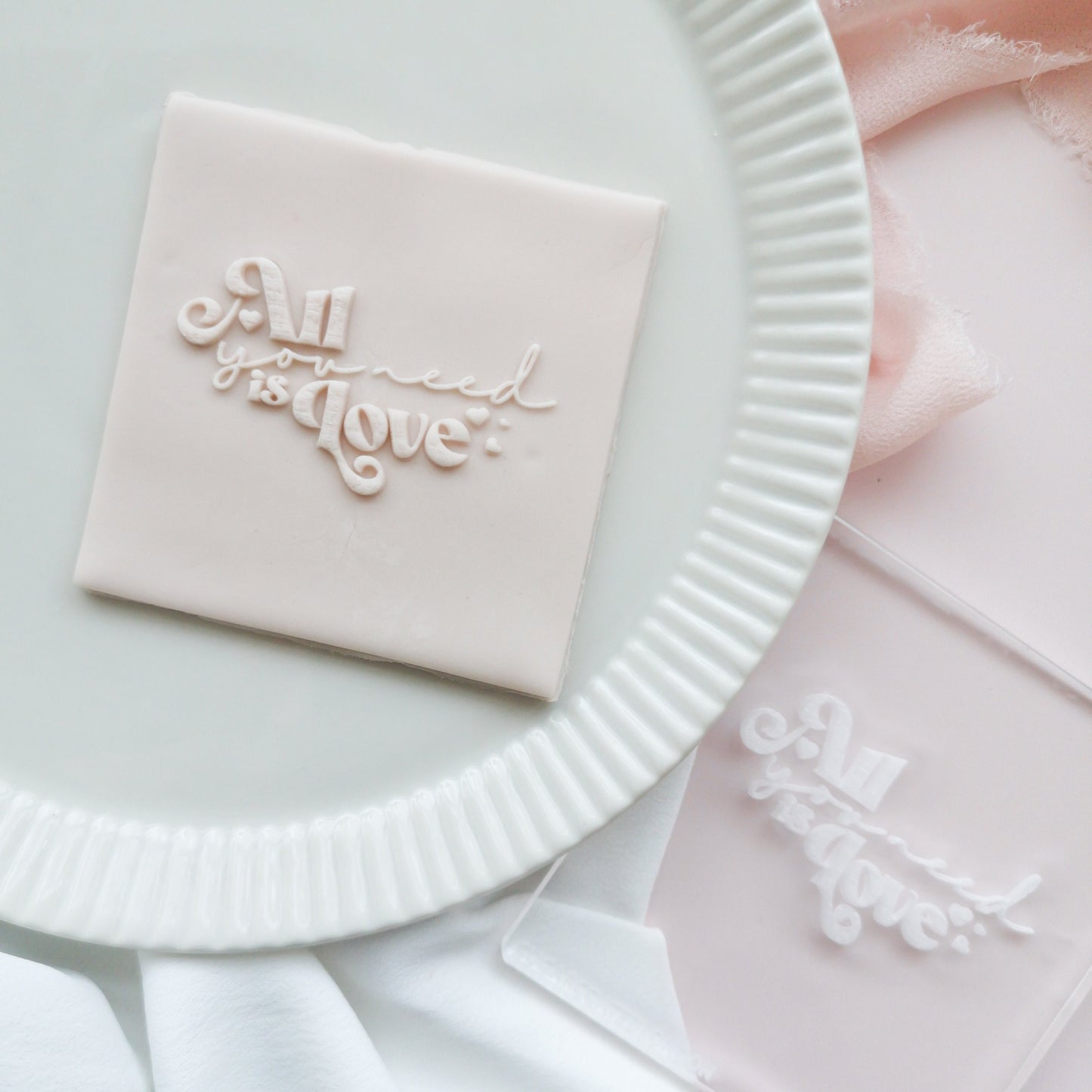 All You Need... fondant embossers (cookie stamp)