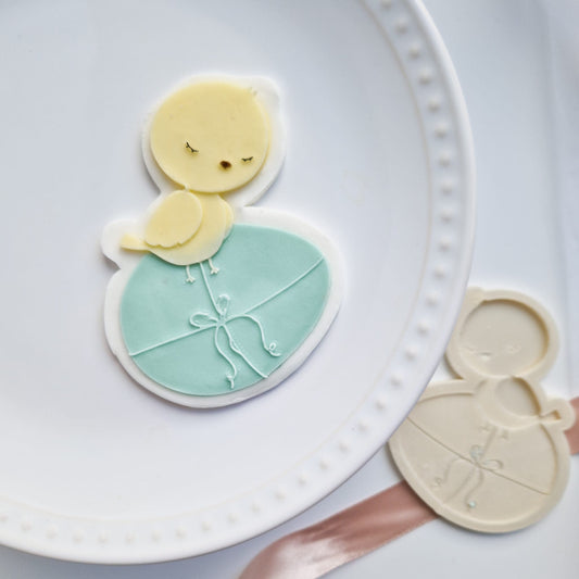 Easter 'Chick' fondant embosser & cutter (cookie stamp)